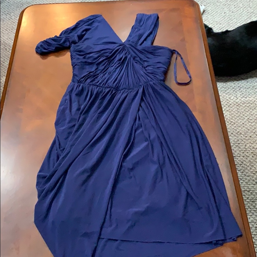 Dark blue cocktail dress